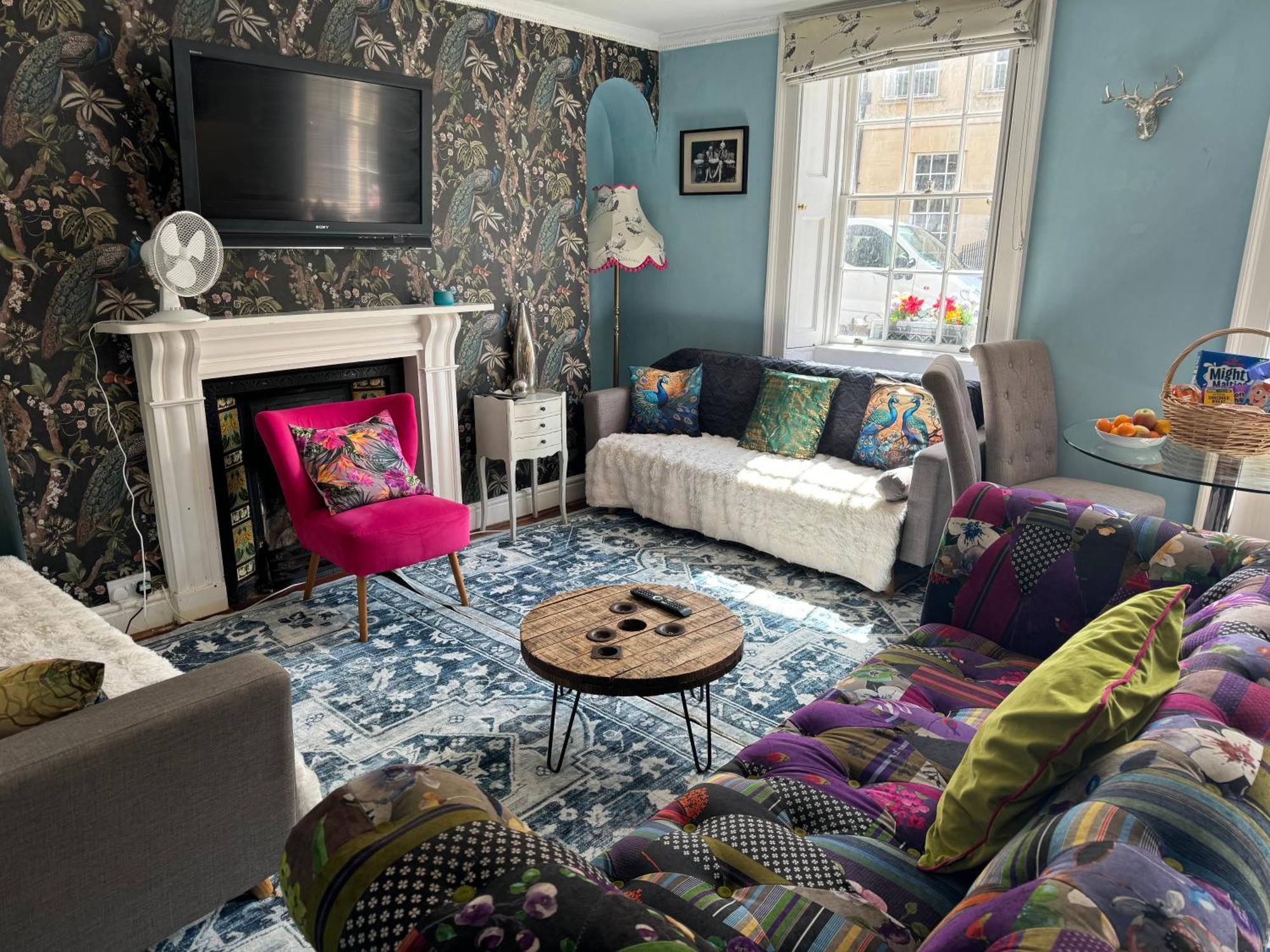City Centre - Rivers Street, Quiet 2 Bed Ground Floor Georgian Garden Apartment Bath Buitenkant foto