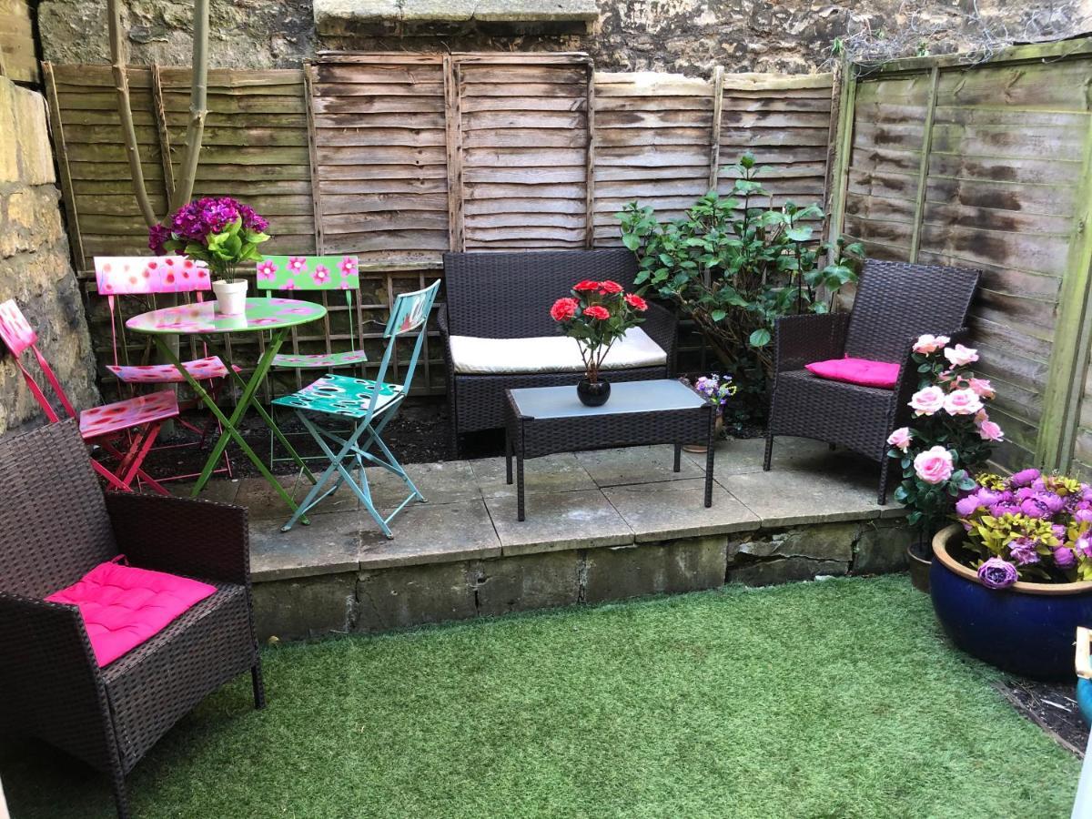 City Centre - Rivers Street, Quiet 2 Bed Ground Floor Georgian Garden Apartment Bath Buitenkant foto